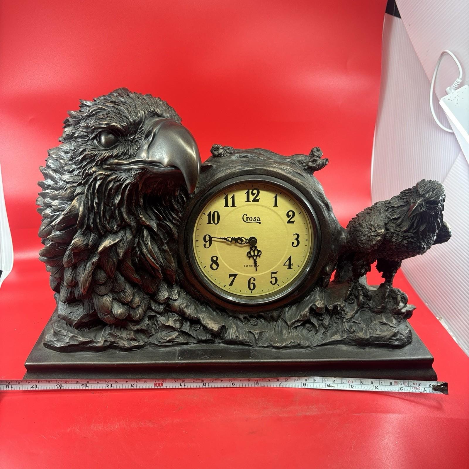 Vintage Eagle Clock - Etsy