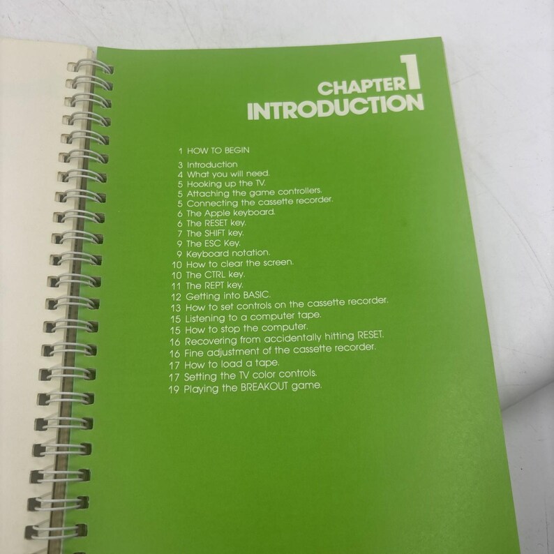 Apple II BASIC Programming Manual Original Spiral Bound Written By Jef Raskin image 4
