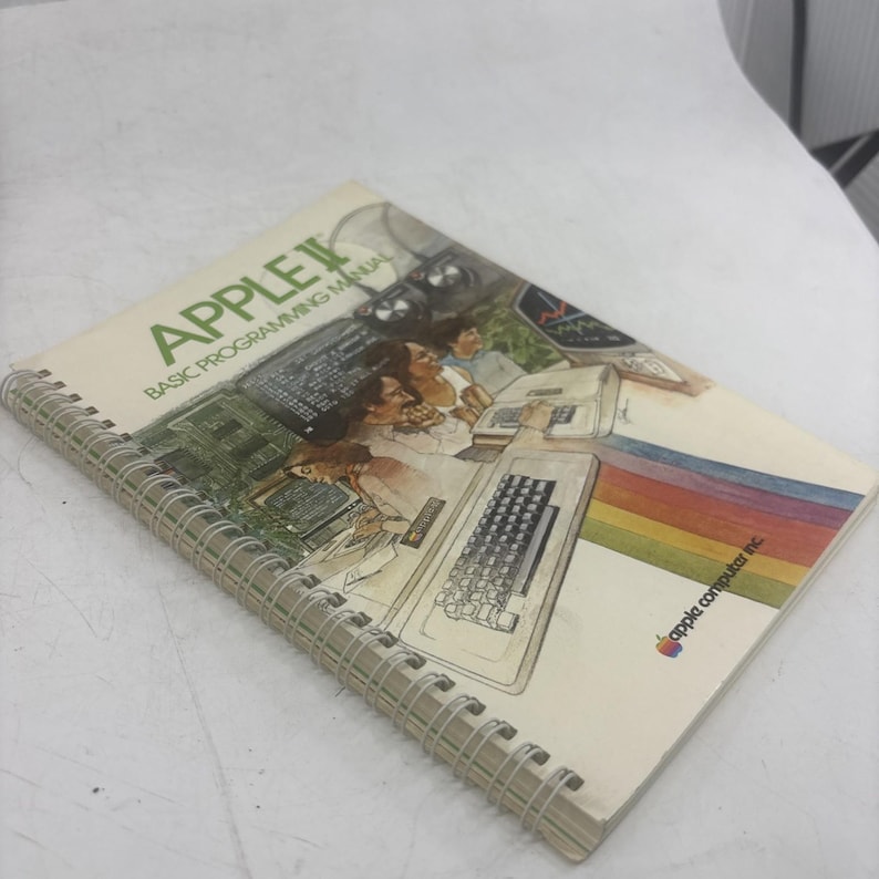 Apple II BASIC Programming Manual Original Spiral Bound Written By Jef Raskin image 2