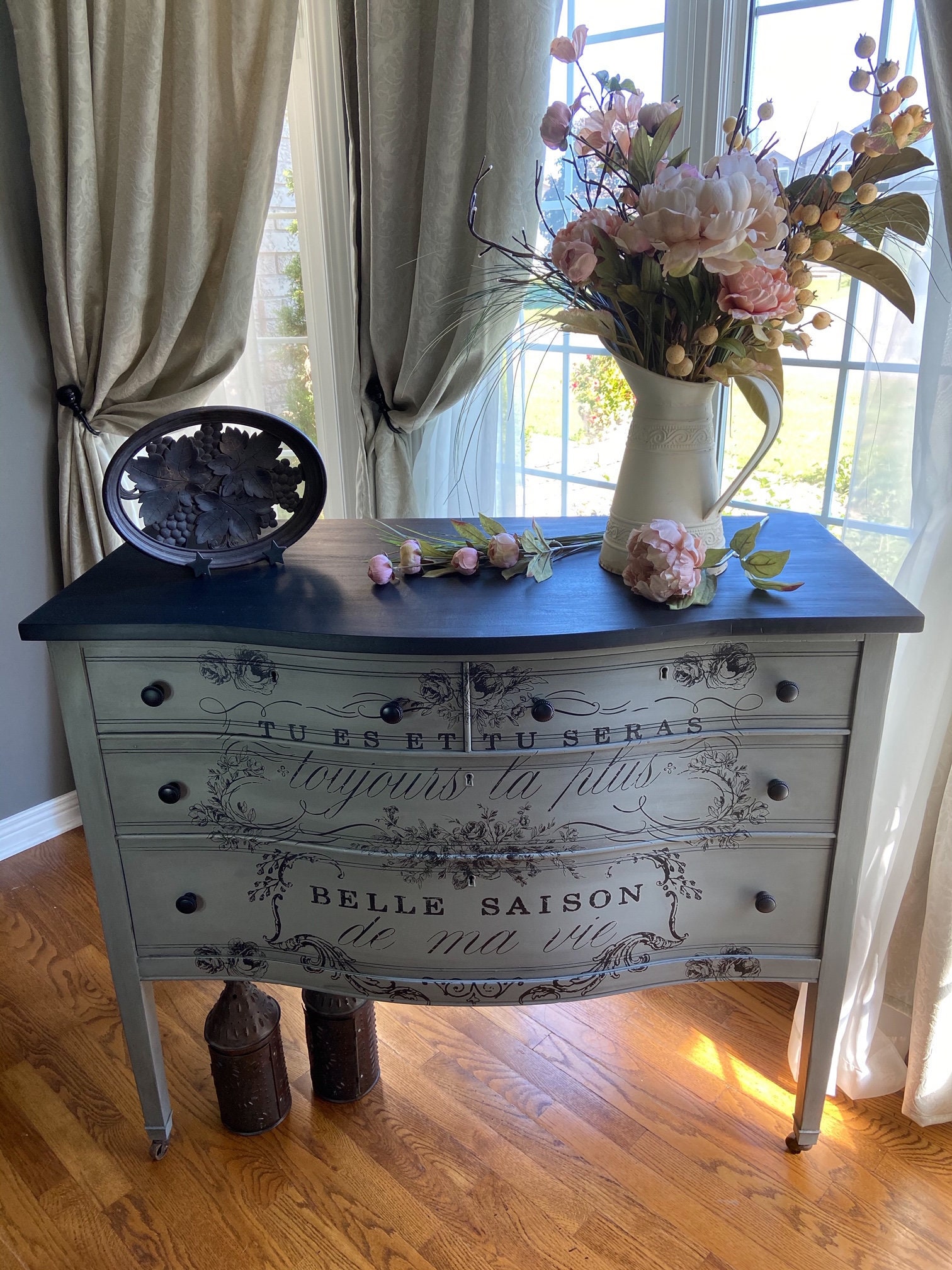 Curved cheap front dresser