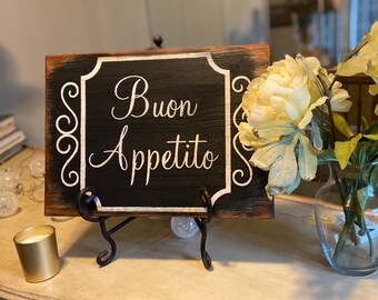 Buon Appetito Italian Kitchen Sign