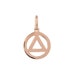 erin Thayer reviewed 10mm AA Alcoholics Anonymous Sobriety Charm in 14k Pink, Rose Gold