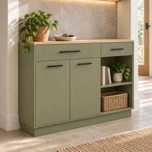 Narrow sideboard