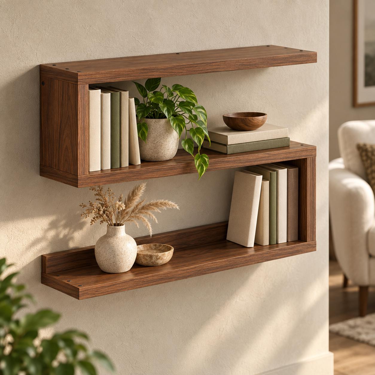 Zig Zag Shelf - Etsy