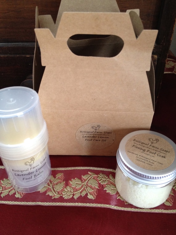 Foot Care Gift Set Includes Foot Fizzy and Foot Balm Made to Etsy