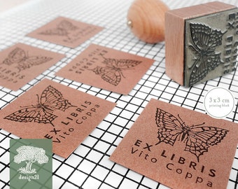 Short-horned baronia : personalised rubber stamp (3x3 cm)