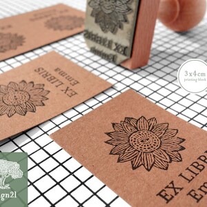 Fiore: timbro individualistico (3x4 cm)