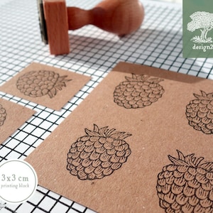 Framboise: timbre (3x3 cm)