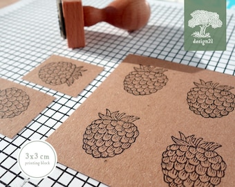 Himbeere: Stempel (3x3 cm)