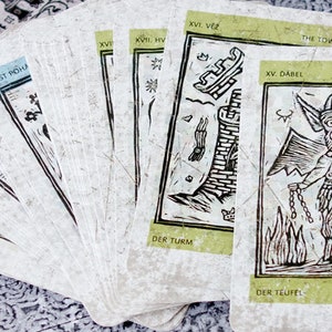 Cartes de Tarot packet 78 2 cards image 6