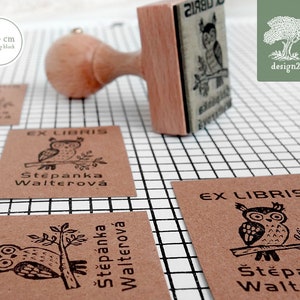 Civetta: timbro individualistico (3x4 cm)