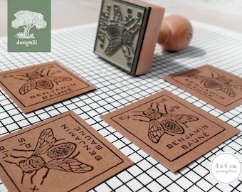 100% All Natural Mounted rubber stamp #15 