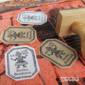 Baiadera negra: timbro individualizzare (3x4 cm)