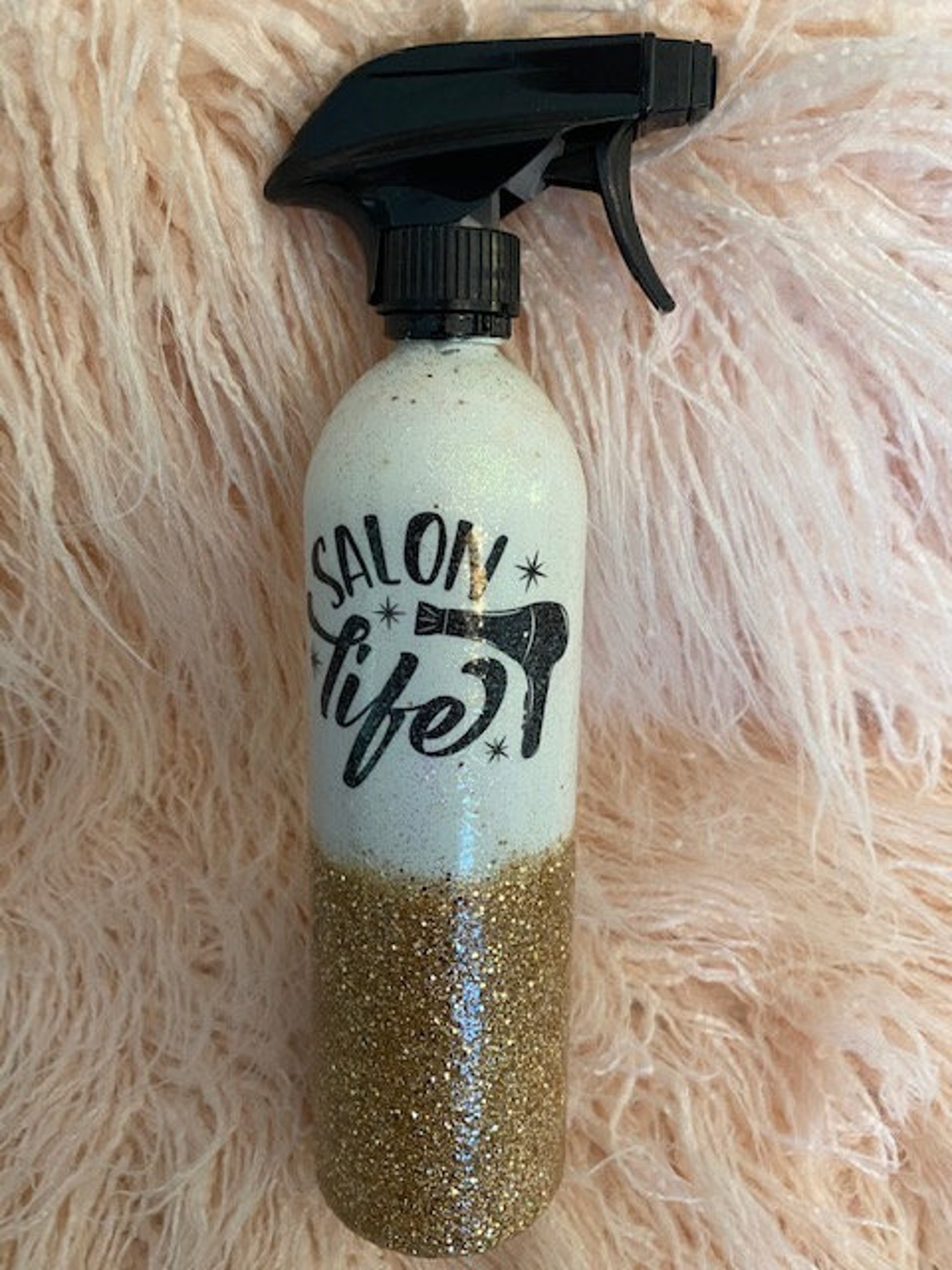 Glitter Spray Bottle Hairdresser Etsy