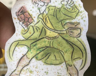 Journey to Atlantis – Milo’s First Step Inspired – Vinyl Watercolor Waterproof 3-Inch Sticker”
