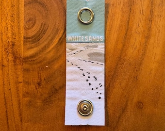 Écusson pour collier de chien White Sands