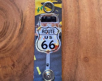 Écusson pour collier de chien Route 66