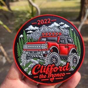 Parches de PVC personalizados para Ford Bronco / Insignia con logotipo personalizado