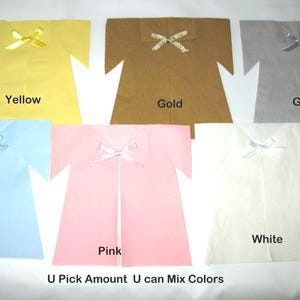Baby Shower Paper Napkins Pink Blue Yellow White Unisex Decor image 1