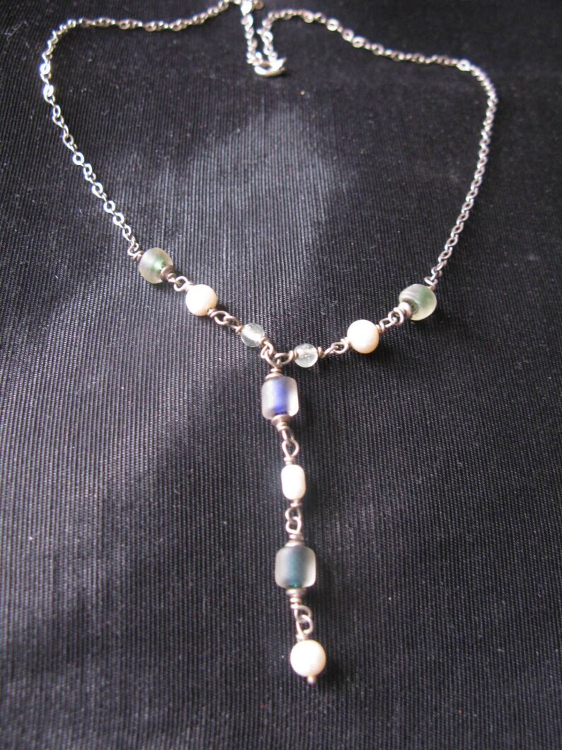 silver lariat necklace