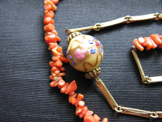 Vintage Jewelry for Women Coral Necklaces 1920s F… - image 3