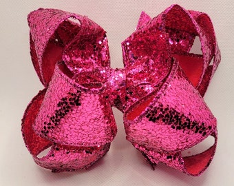 Glitter Bow...Fuchsia Glitter bow...Pink Glitter Bow...Black glitter bow...Yellow Glitter Bow...Glitter Bows...Green glitter Bow