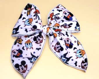 Fable Bow...Disney Halloween Bow...Halloween Bow...Mickey Halloween Bow...Minnie Halloween Bow...Disney Inspired Bow...Halloween Fable Bow