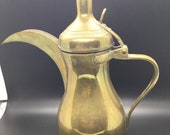 Vintage Brass Dallah from Middle East