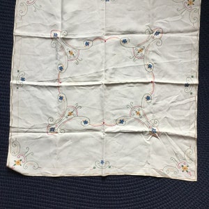 Vintage Embroidered Tablecloth