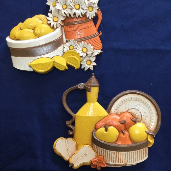 Vintage Syroco Wall Plaques