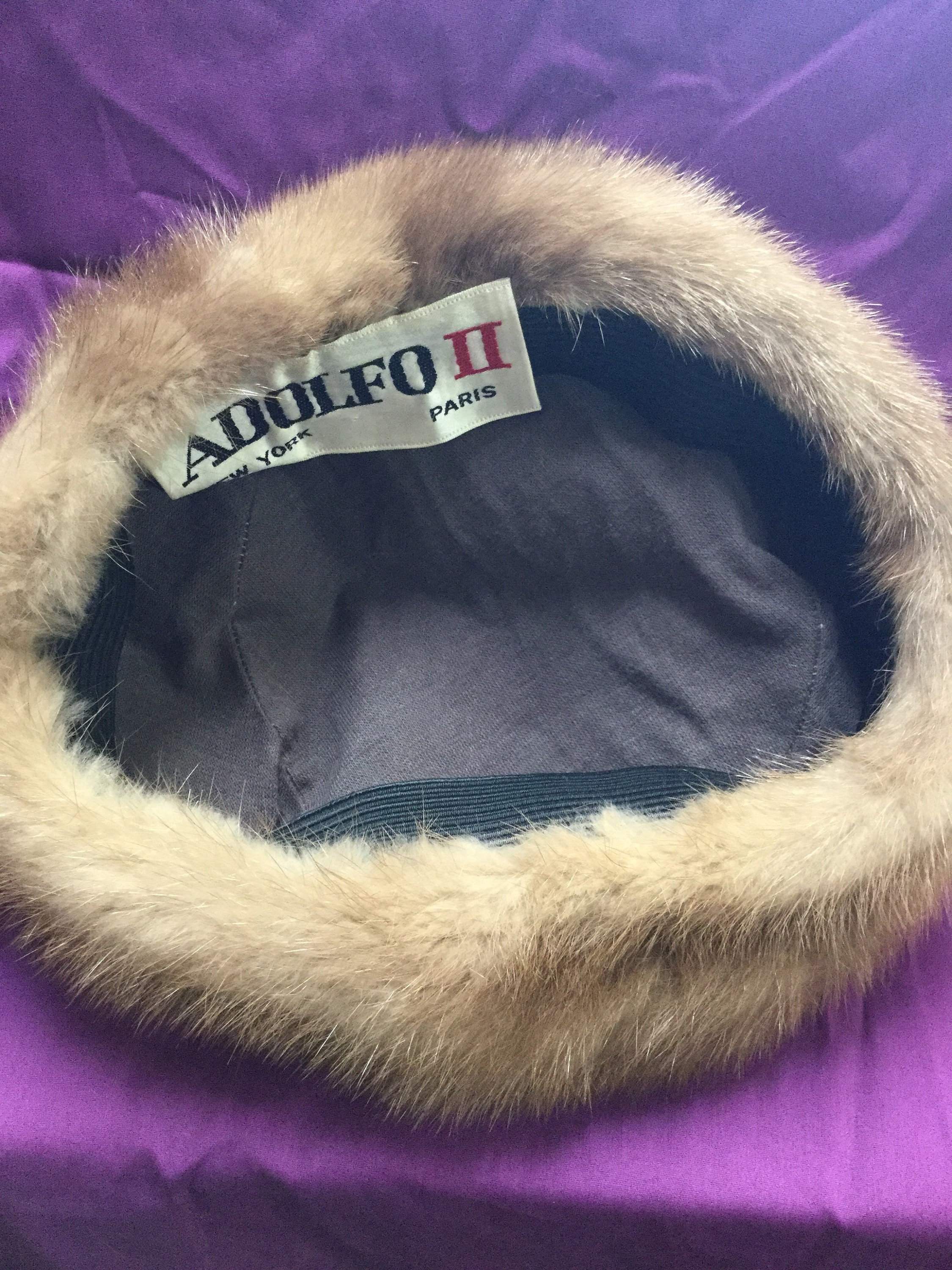 Adolfo II Fur Hat - Etsy display picture 1
