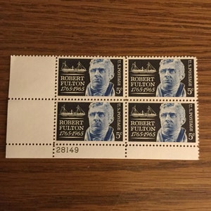 Vintage 5 Cent Stamps