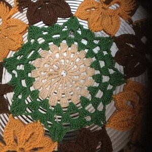 Vintage Crochet Covered Hot Pad image 2