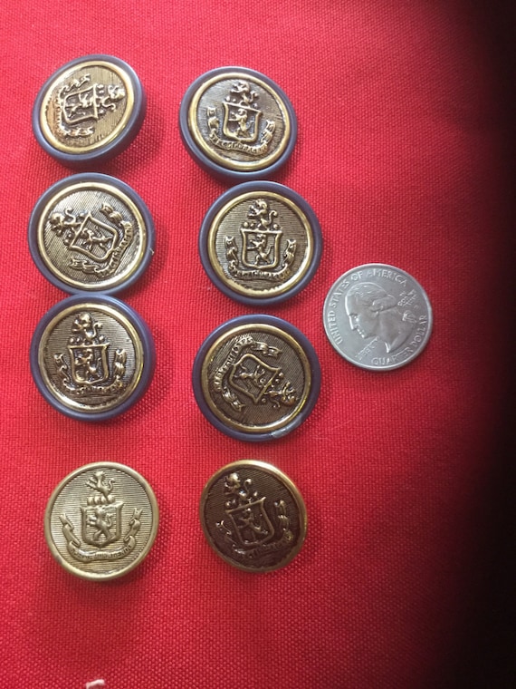 Vintage Metal and Plastic Buttons