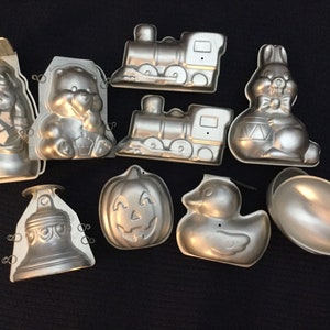 Vintage Wilton Character Shaped Pans