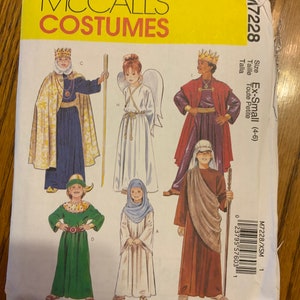 Vintage Biblical Children’s Costume McCall’s M7228
