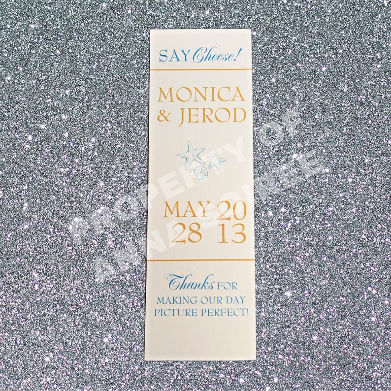 Beach Wedding Photobooth Frame Insert Wedding Photo Booth Etsy