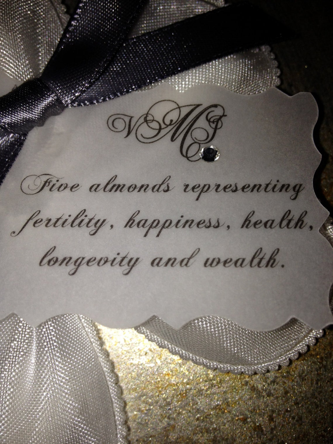 Jordan Almond Flower Personalized Wedding Favor Italian Etsy