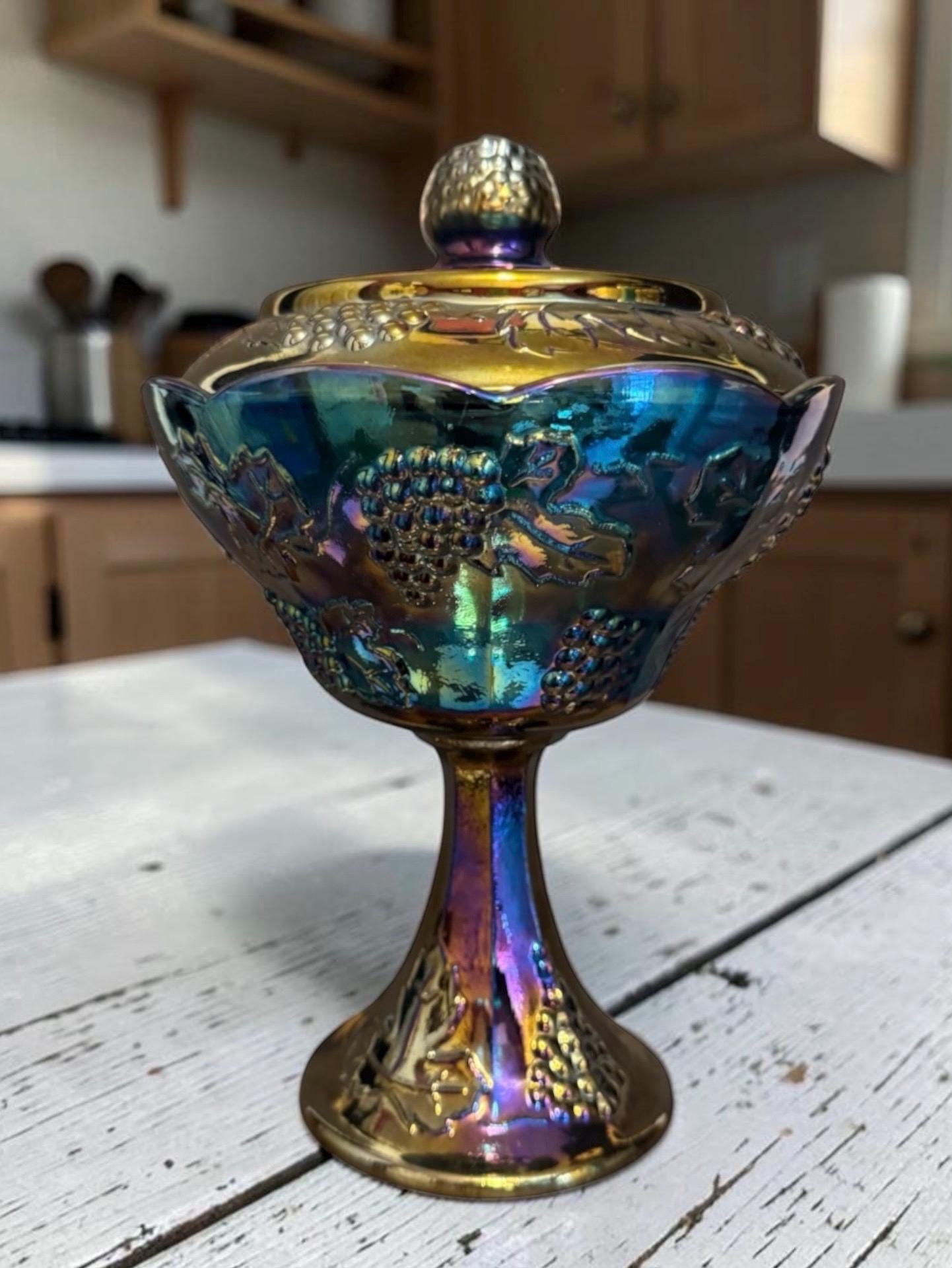 1970s Glass Grapes - Etsy