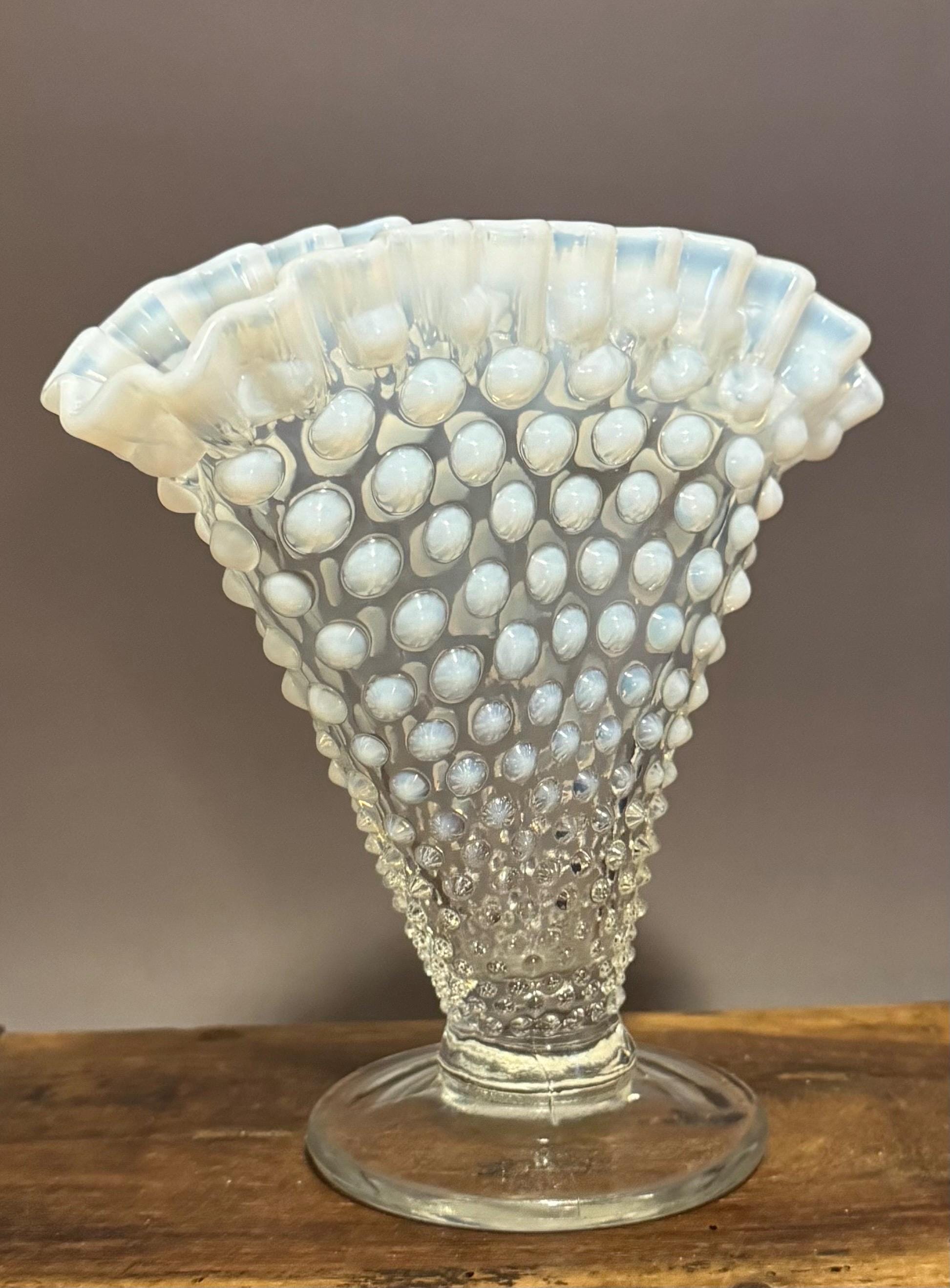 Fenton Opalescent Hobnail Glass - Etsy