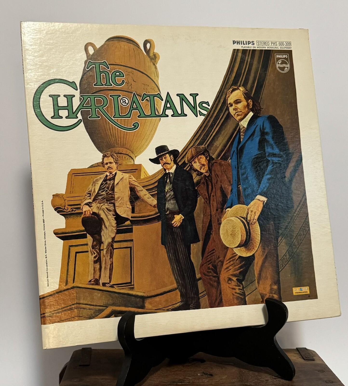 THE CHARLATANS 1969 Self Titled Lp Philips PHS 600-309 White Label