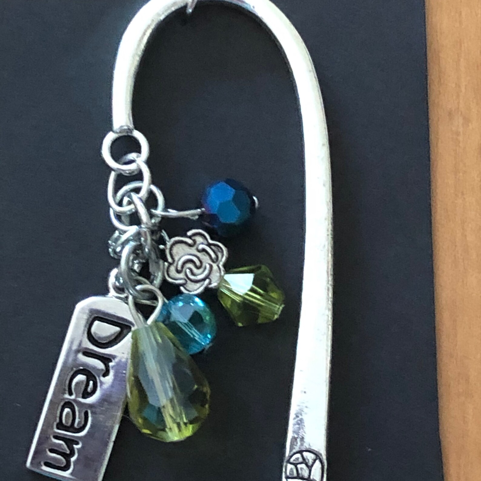 Beaded shepherds hook bookmark dangle bookmark unique gift Etsy