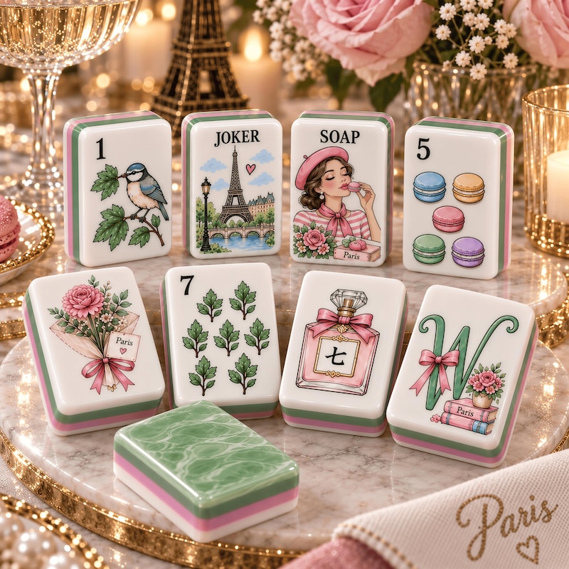 Website Tile Examples Parisian Mahjong Tiles - Etsy