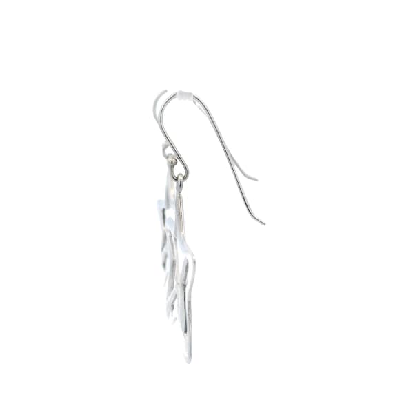 Sterling Silver Celestial Star Dangle Earrings - image 6