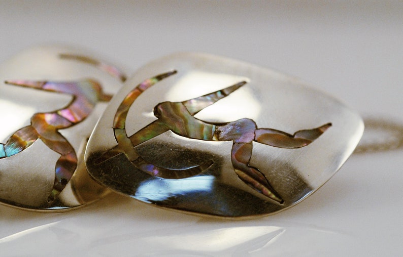 Sagittarius Zodiac Sign Scarf Bib Clip Sterling Silver Mother of Pearl November December