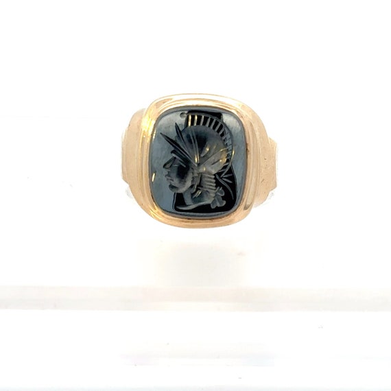 Vintage 10KT Gold and Bloodstone Monogrammed Intaglio Seal Charm, Gold  Charm, Monogram Charm, Basic Charm. Intaglio Charm