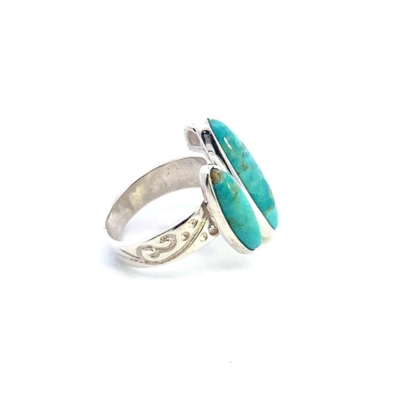 Turquoise & Sterling Silver Ring by Jay King Dese… - image 3