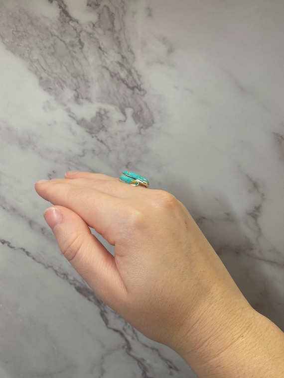 Turquoise & Sterling Silver Ring by Jay King Dese… - image 6