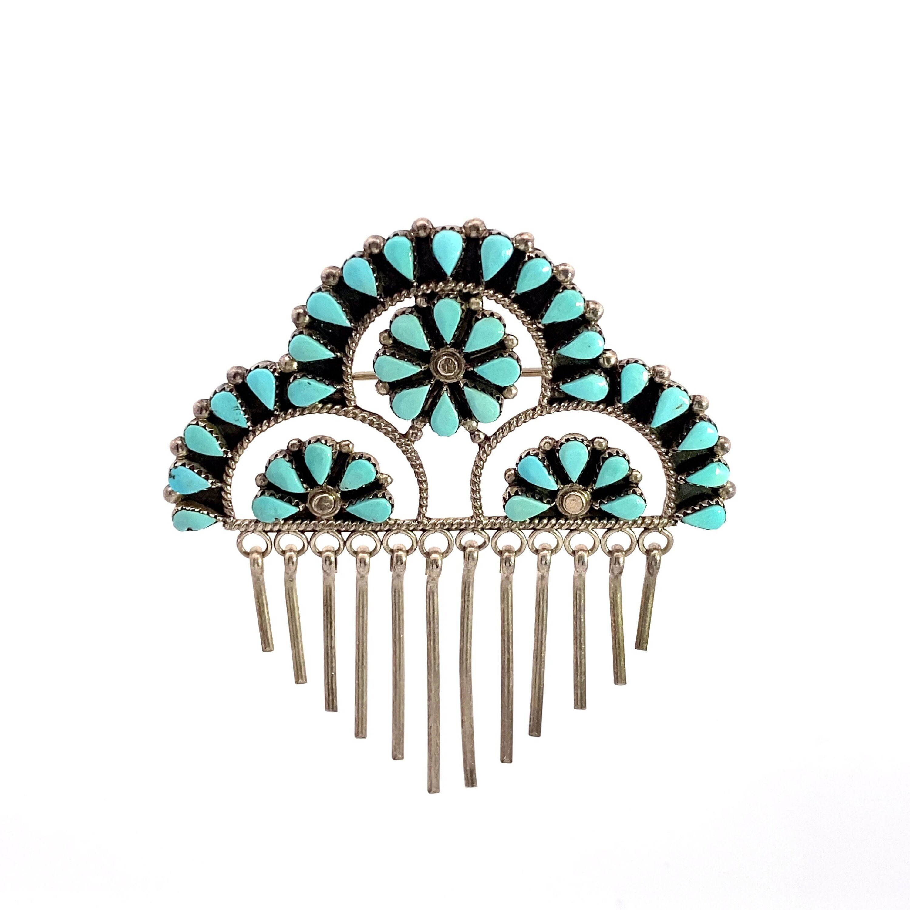 Museum Vintage Native American Zuni Turquoise Coral Sterling Silver Clown Bracelet Museum Vintage Native American Zuni Turquoise Coral Sterling Silver Clown Bracelet