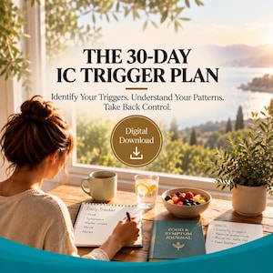 30-Day IC Trigger Plan | Interstitial Cystitis Food Trigger Tracker | IC/BPS Symptom & Diet Guide